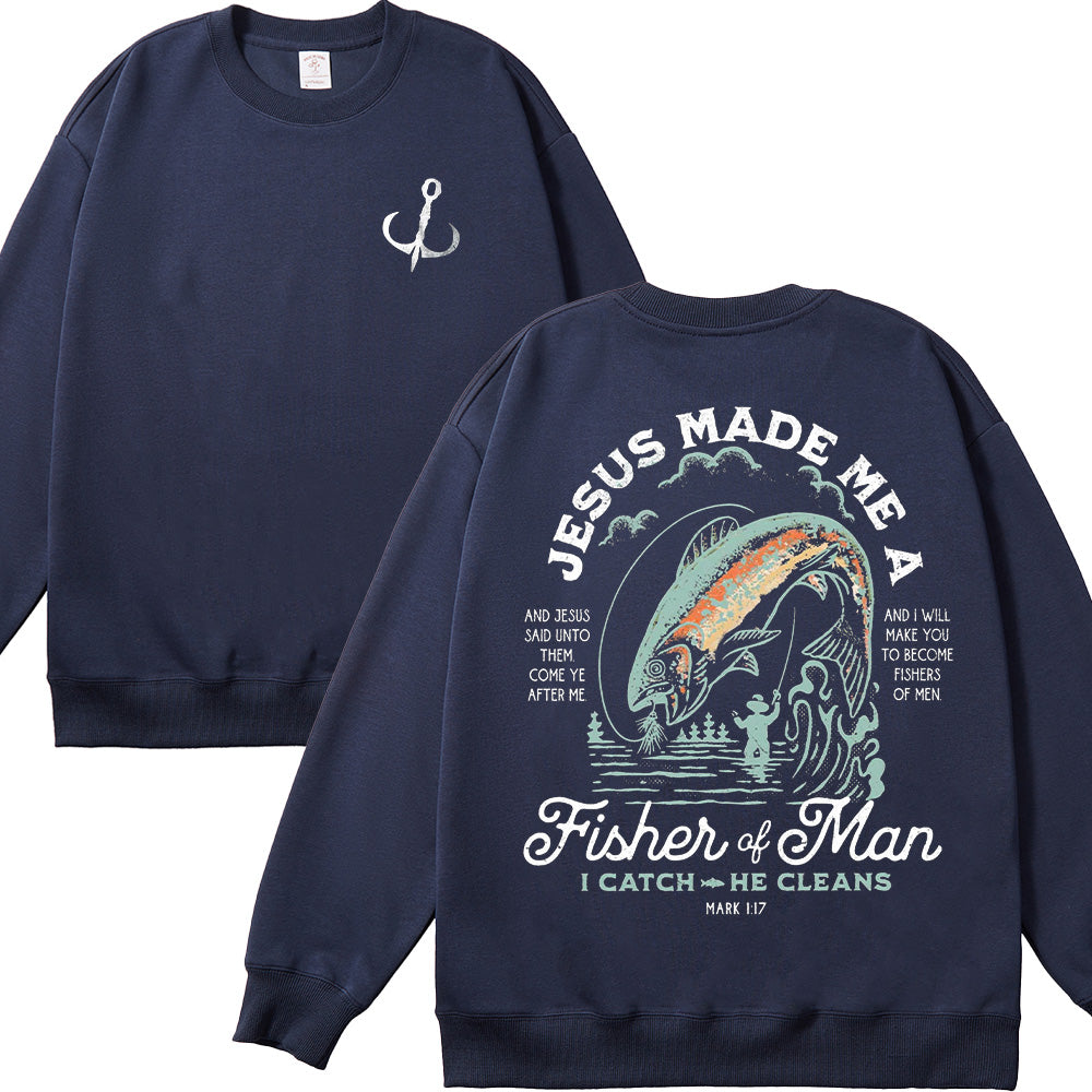 Fisher of Men Christian Unisex Cotton Sweatshirt