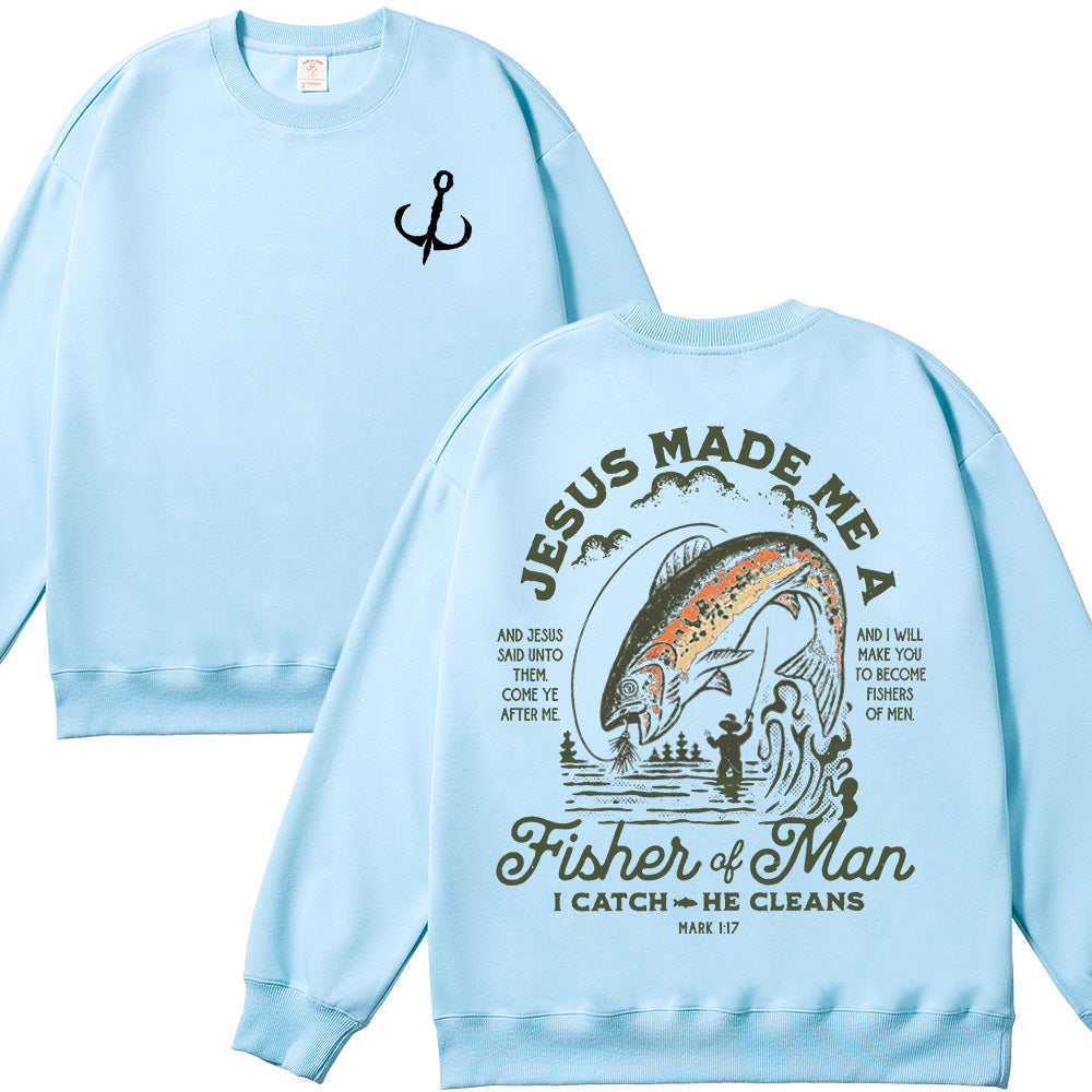 Fisher of Men Christian Unisex Cotton Sweatshirt