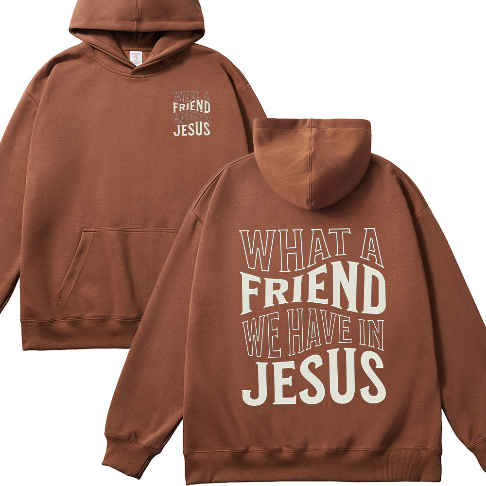 What a Friend We Have in Jesus Unisex Cotton Hoodie