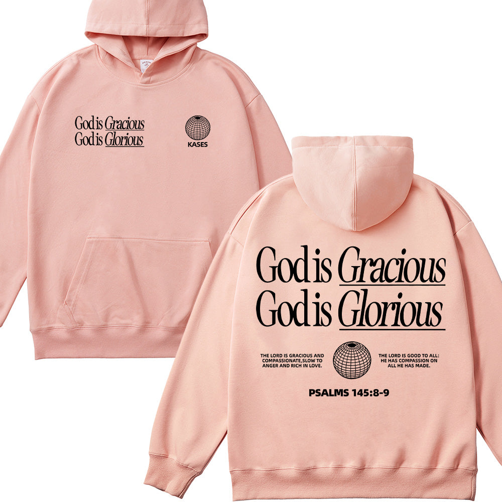God Is Gracious Christian Unisex Cotton Hoodie