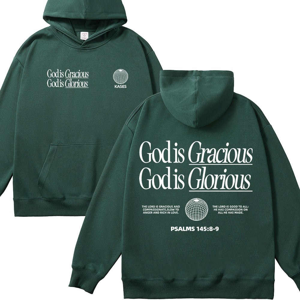 God Is Gracious Christian Unisex Cotton Hoodie