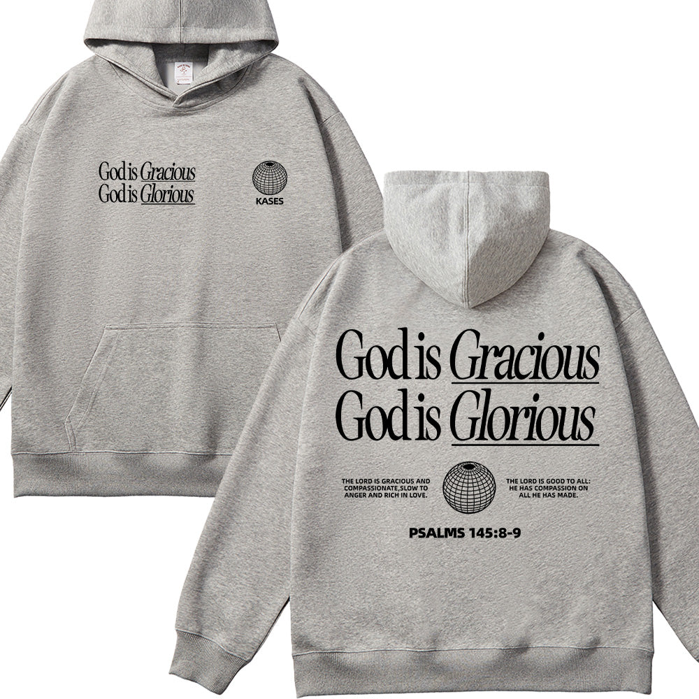 God Is Gracious Christian Unisex Cotton Hoodie