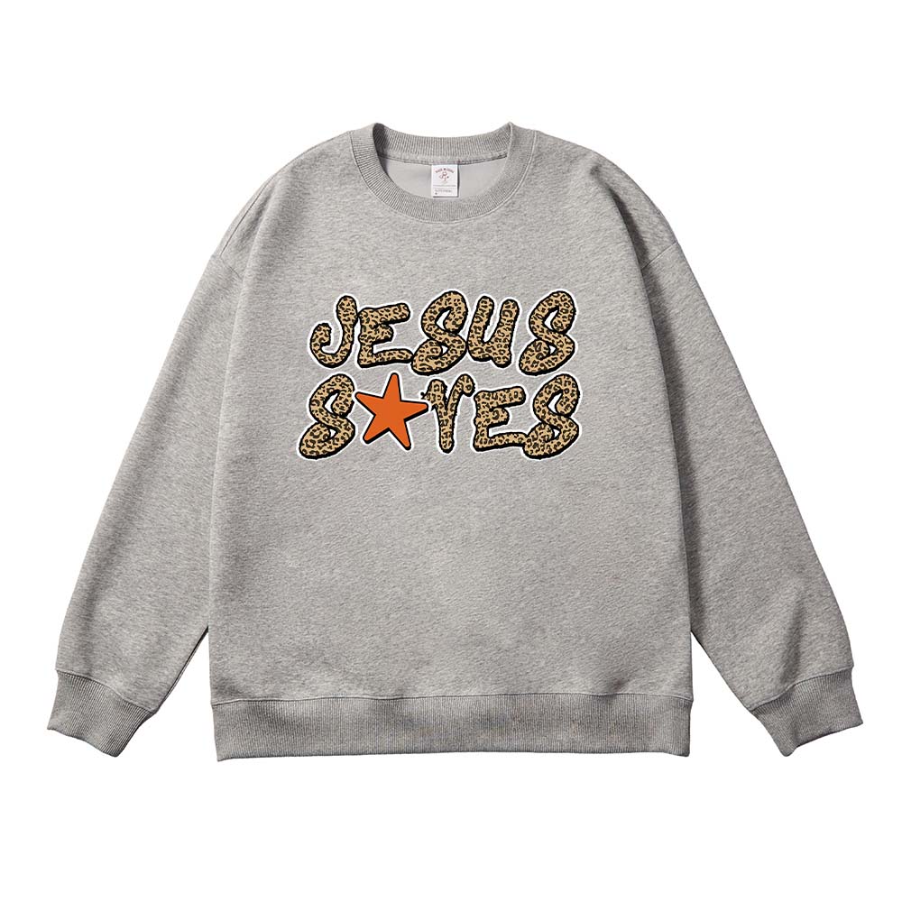 Jesus Saves Christian Unisex Cotton Sweatshirt
