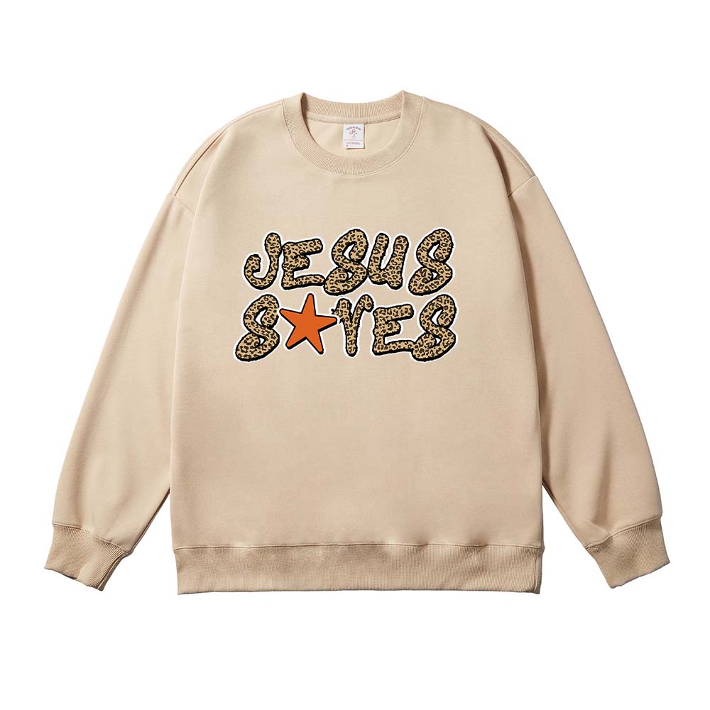 Jesus Saves Christian Unisex Cotton Sweatshirt