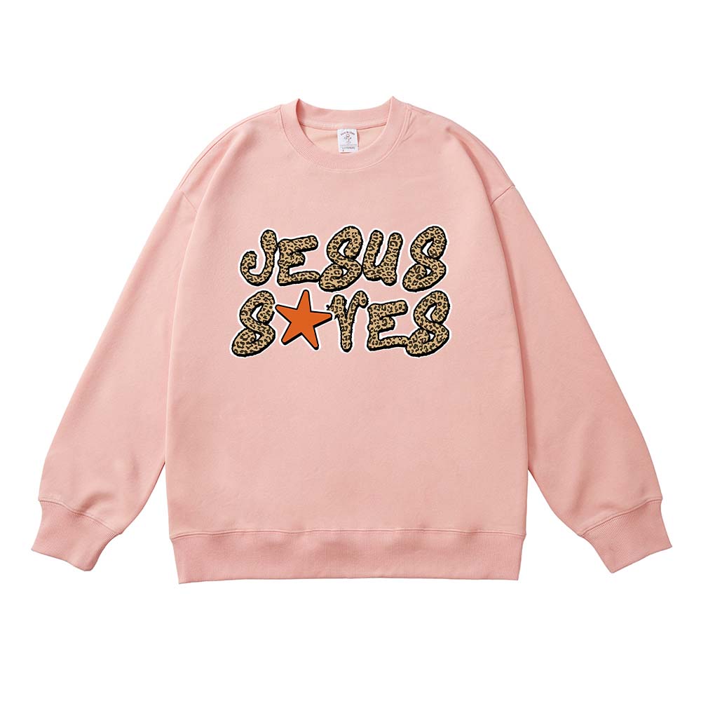 Jesus Saves Christian Unisex Cotton Sweatshirt