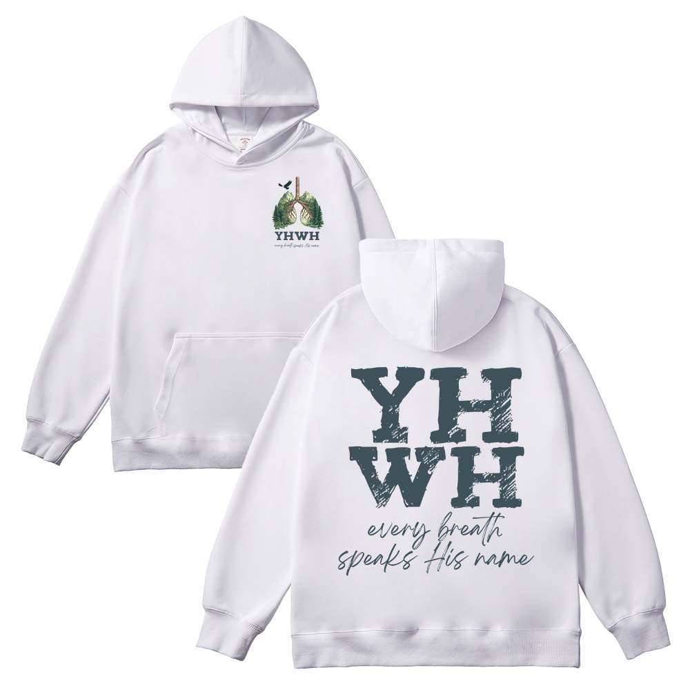 Every Breath Speaks His Name Unisex Cotton Hoodie