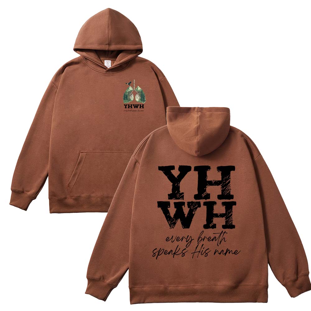 Every Breath Speaks His Name Unisex Cotton Hoodie