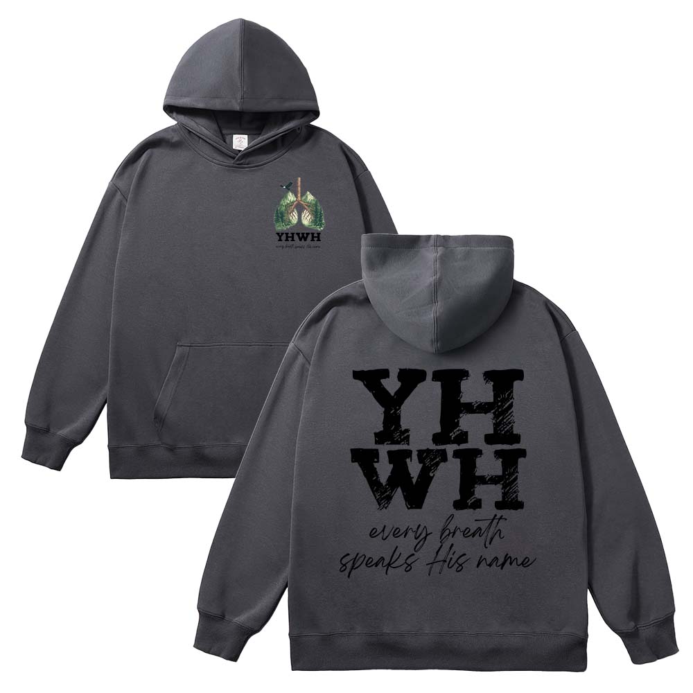 Every Breath Speaks His Name Unisex Cotton Hoodie