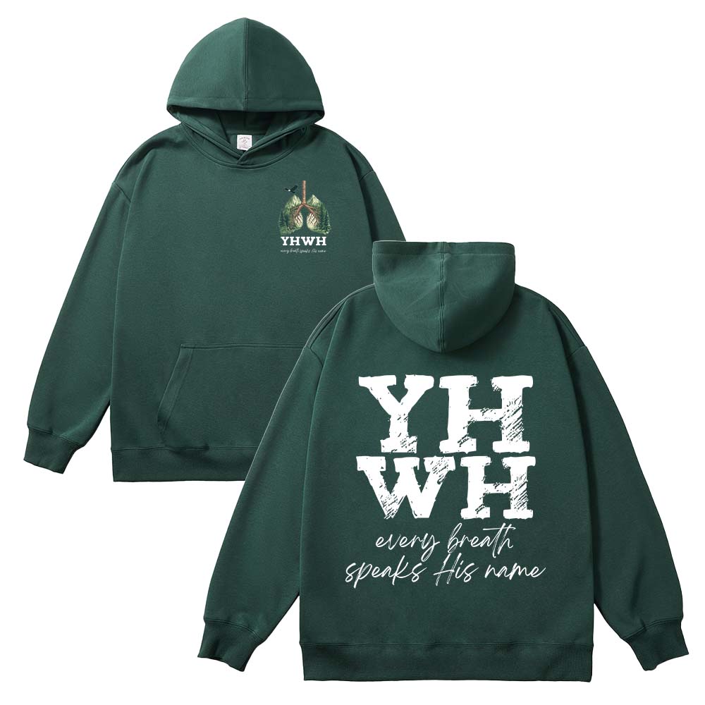 Every Breath Speaks His Name Unisex Cotton Hoodie