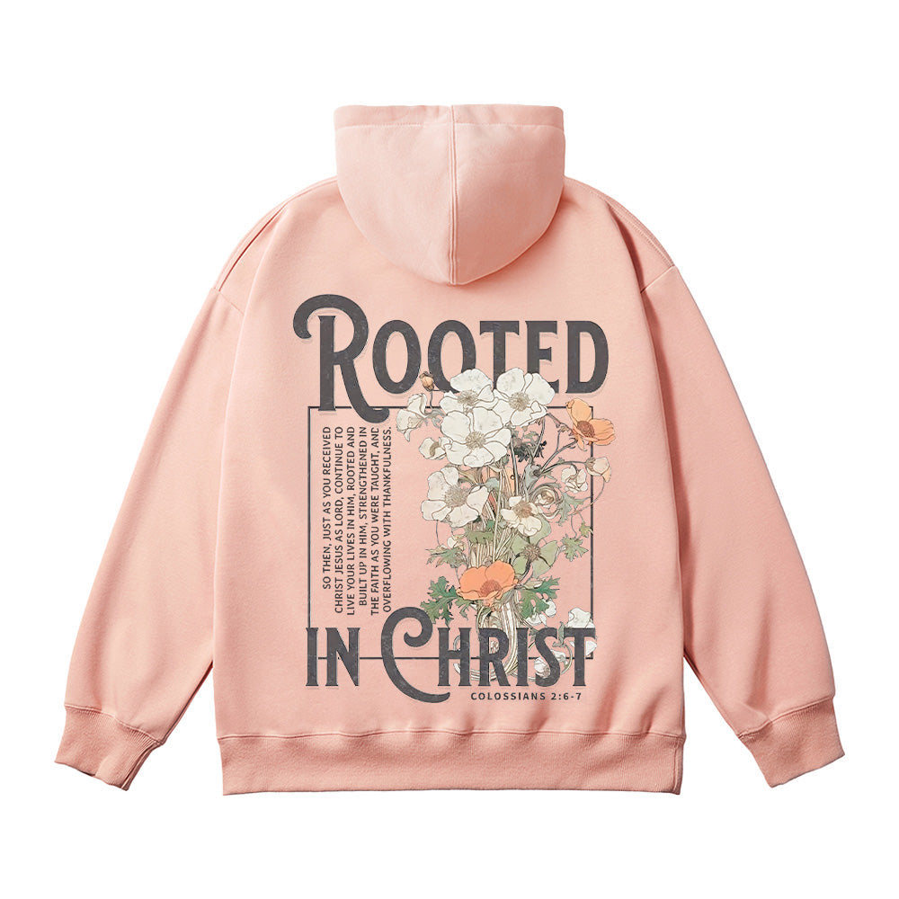 Rooted In Christ Unisex Cotton Hoodie