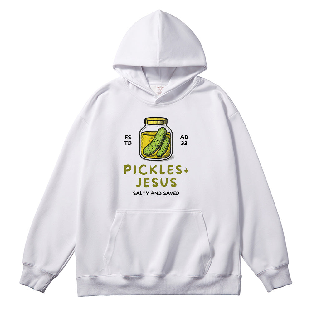 Pickles And Jesus Christian Unisex Cotton Hoodie