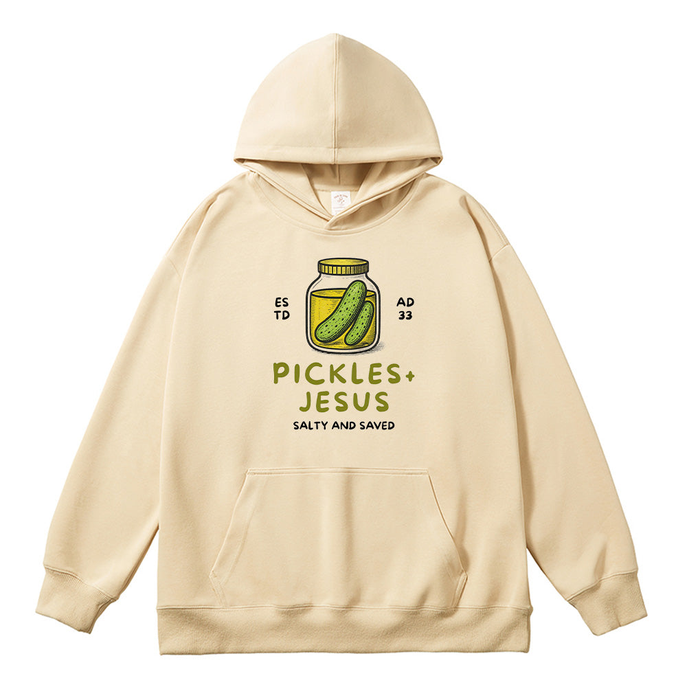 Pickles And Jesus Christian Unisex Cotton Hoodie