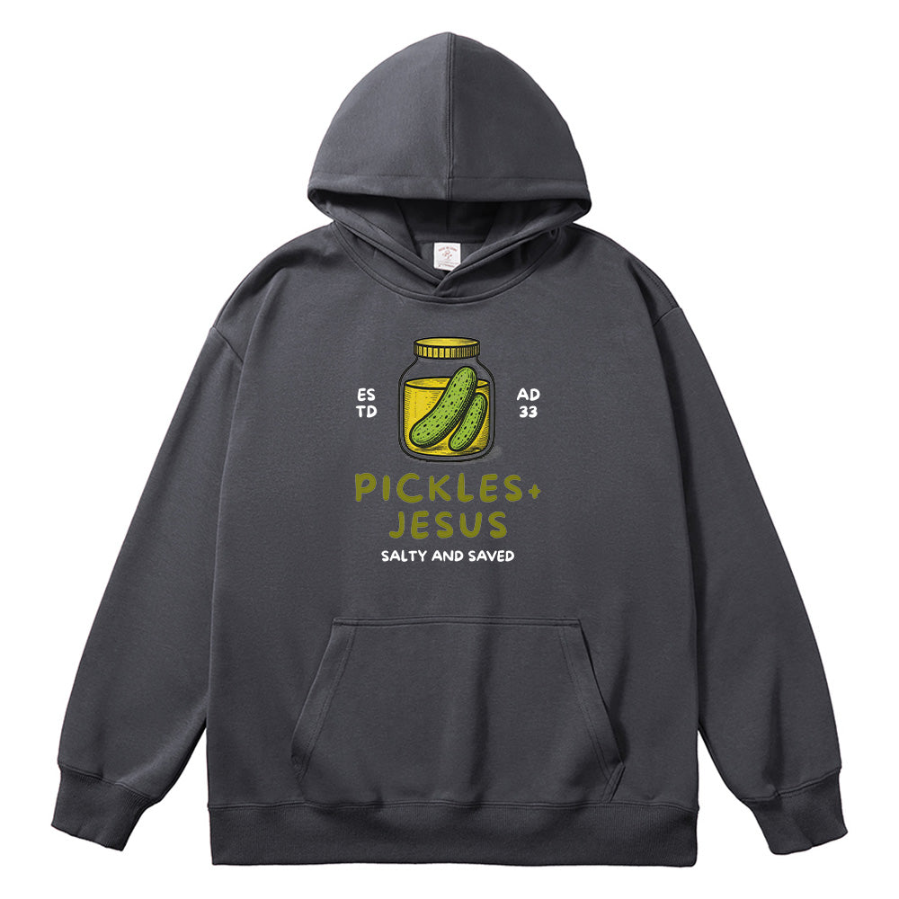 Pickles And Jesus Christian Unisex Cotton Hoodie