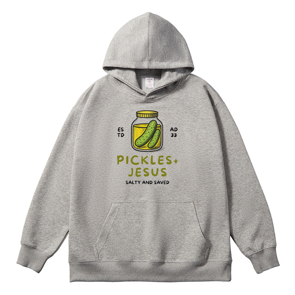Pickles And Jesus Christian Unisex Cotton Hoodie