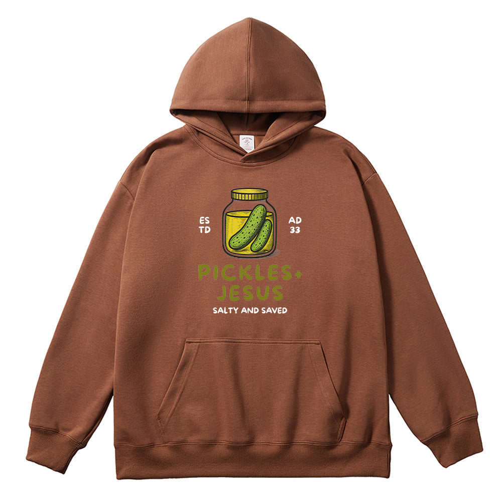 Pickles And Jesus Christian Unisex Cotton Hoodie