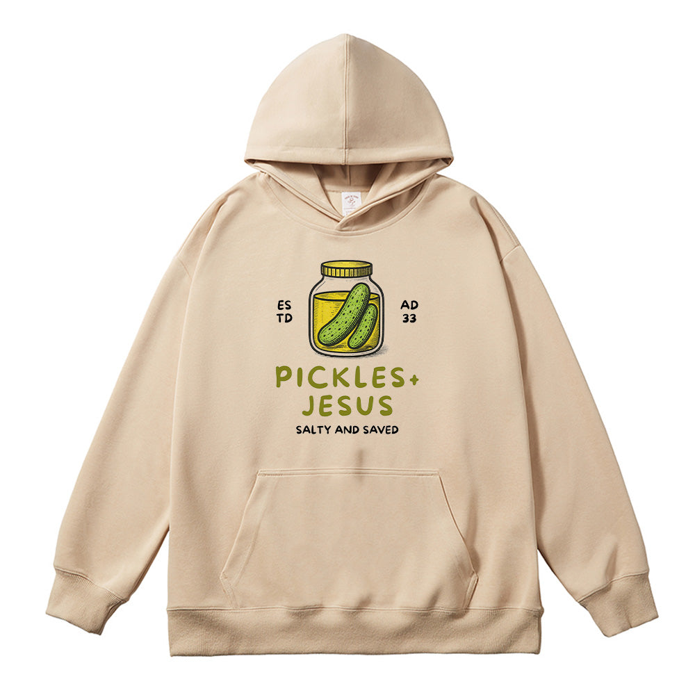 Pickles And Jesus Christian Unisex Cotton Hoodie
