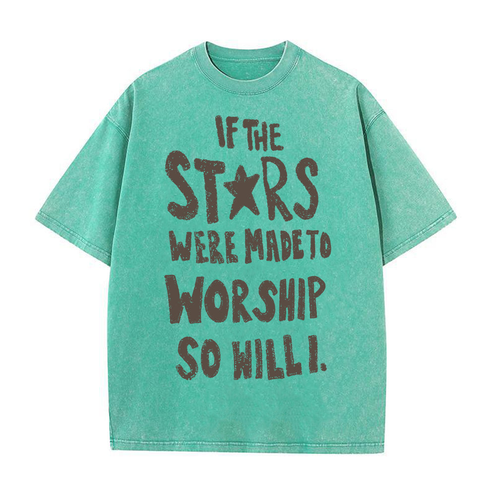 If The Stars Unisex Washed T-Shirt