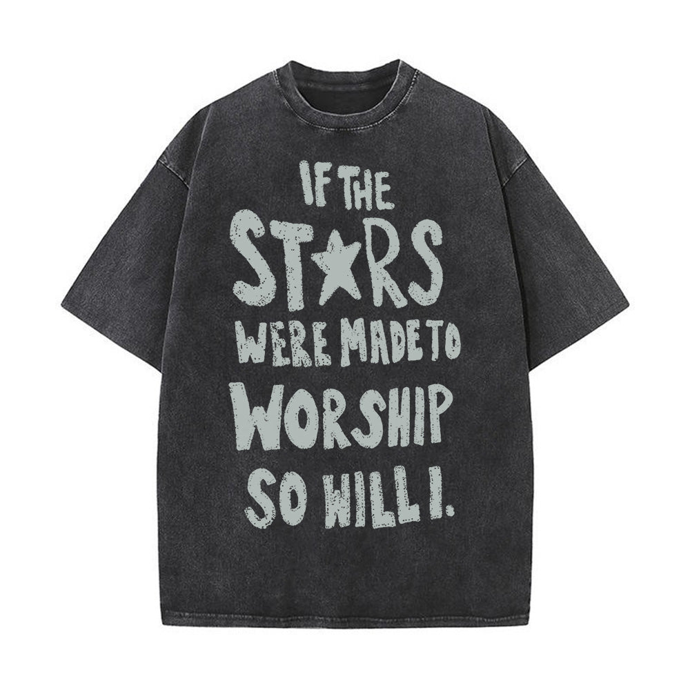 If The Stars Unisex Washed T-Shirt