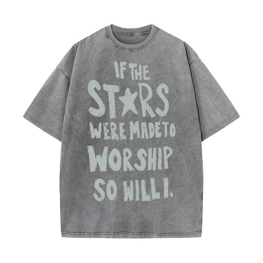 If The Stars Unisex Washed T-Shirt