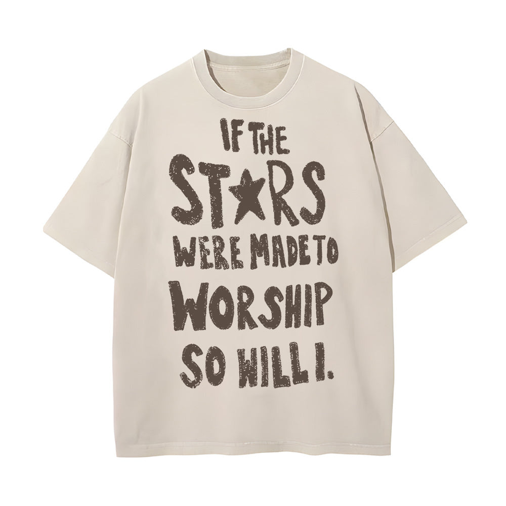 If The Stars Unisex Washed T-Shirt