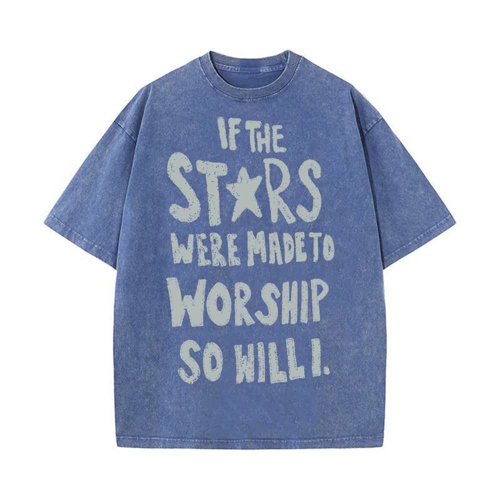 If The Stars Unisex Washed T-Shirt