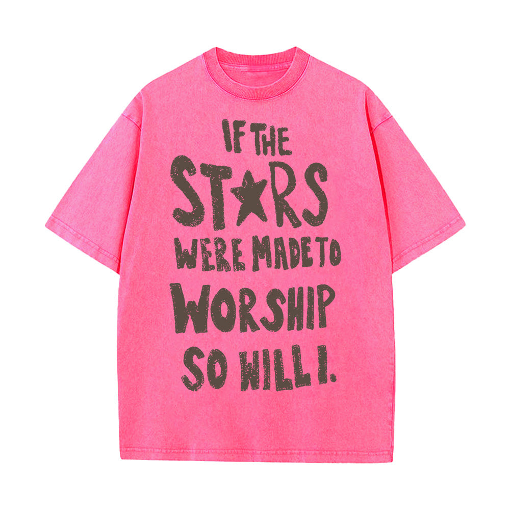 If The Stars Unisex Washed T-Shirt