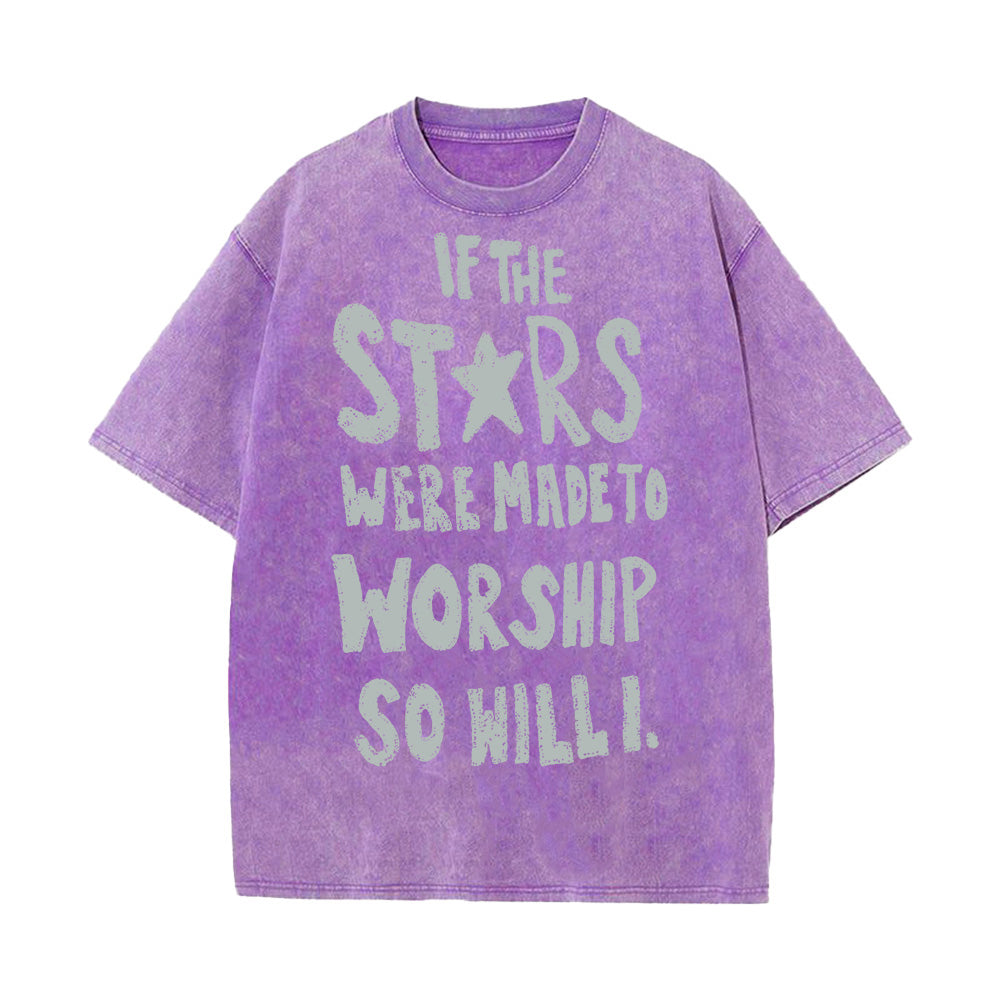 If The Stars Unisex Washed T-Shirt