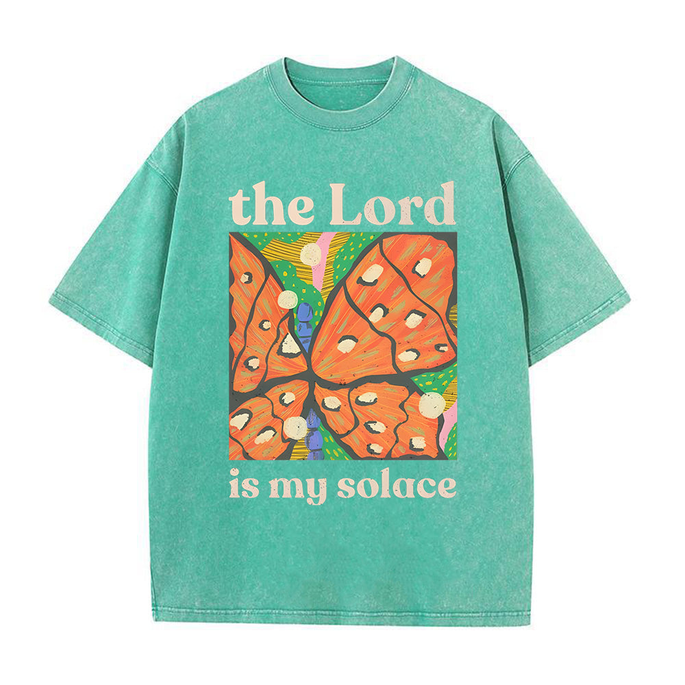 The Lord Is My Solace Unisex Washed T-Shirt