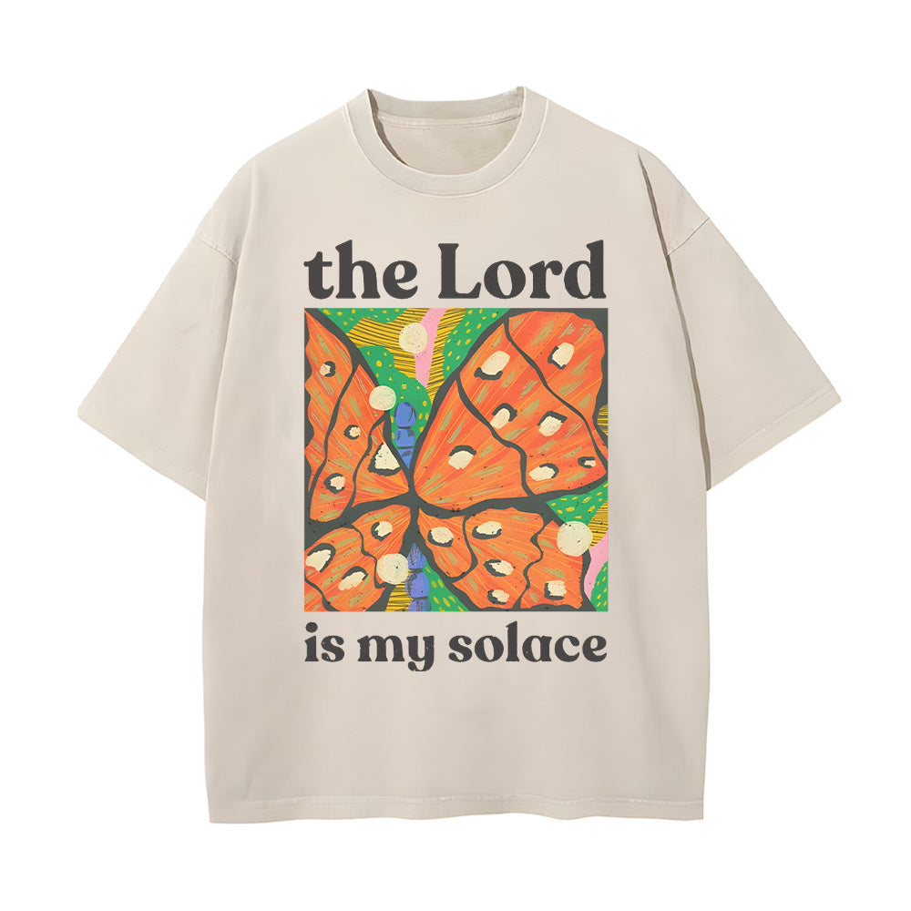 The Lord Is My Solace Unisex Washed T-Shirt
