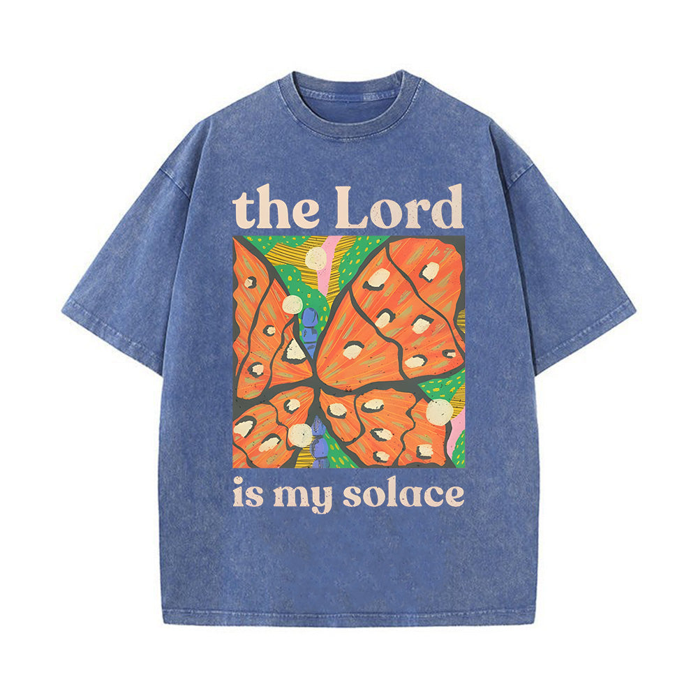 The Lord Is My Solace Unisex Washed T-Shirt
