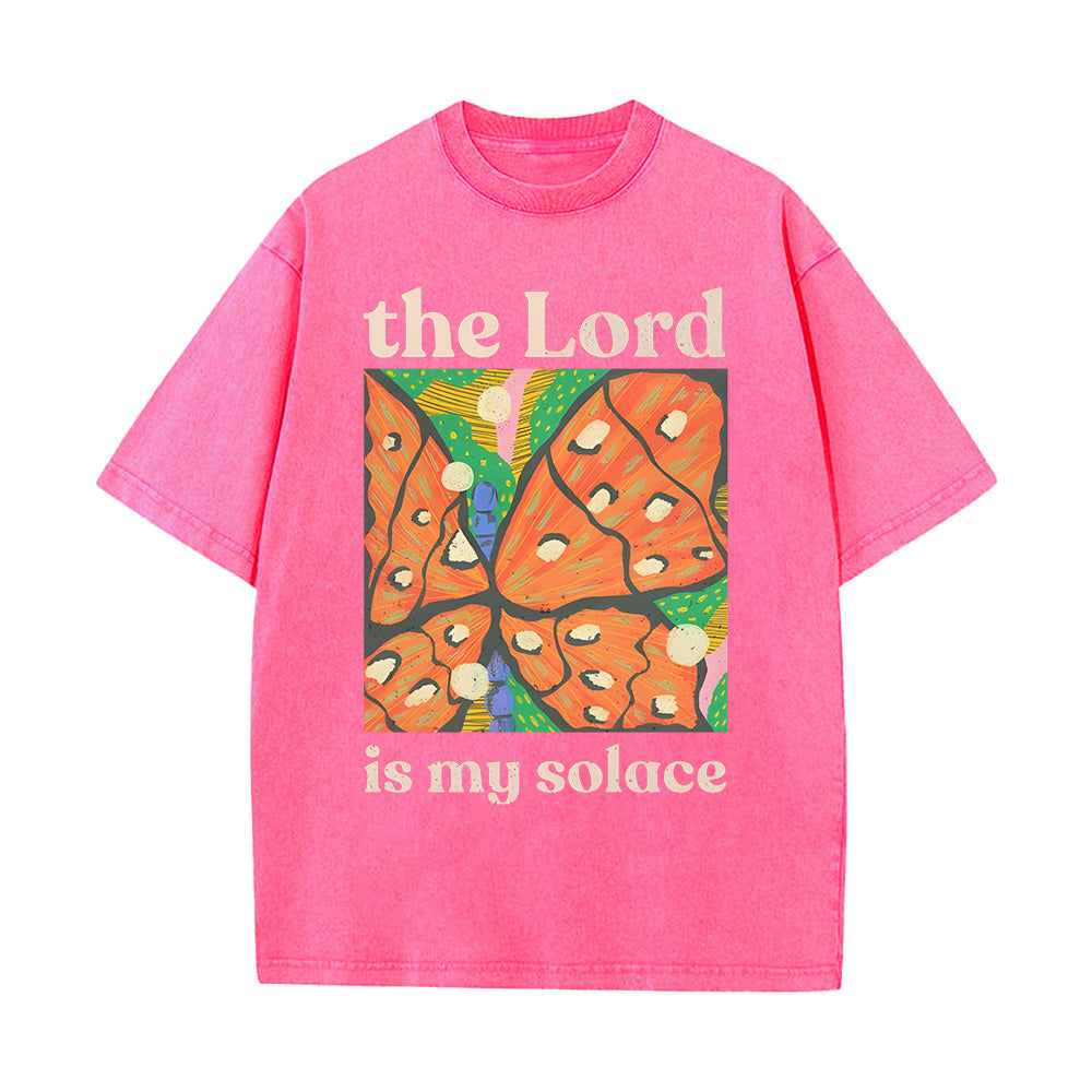 The Lord Is My Solace Unisex Washed T-Shirt