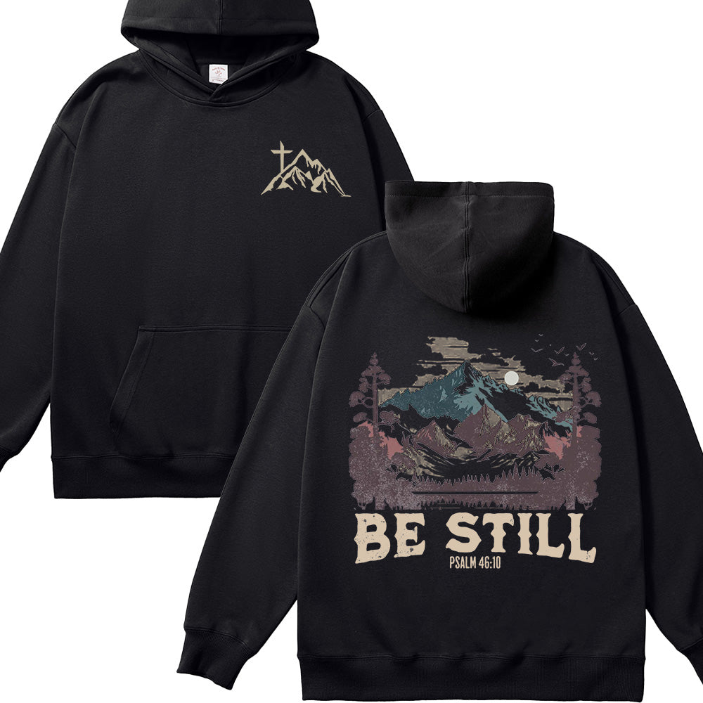 Be Still Christian Unisex Cotton Hoodie