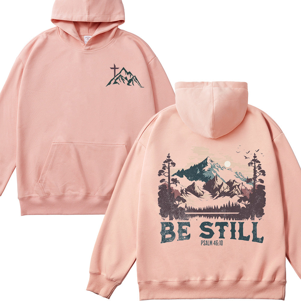 Be Still Christian Unisex Cotton Hoodie