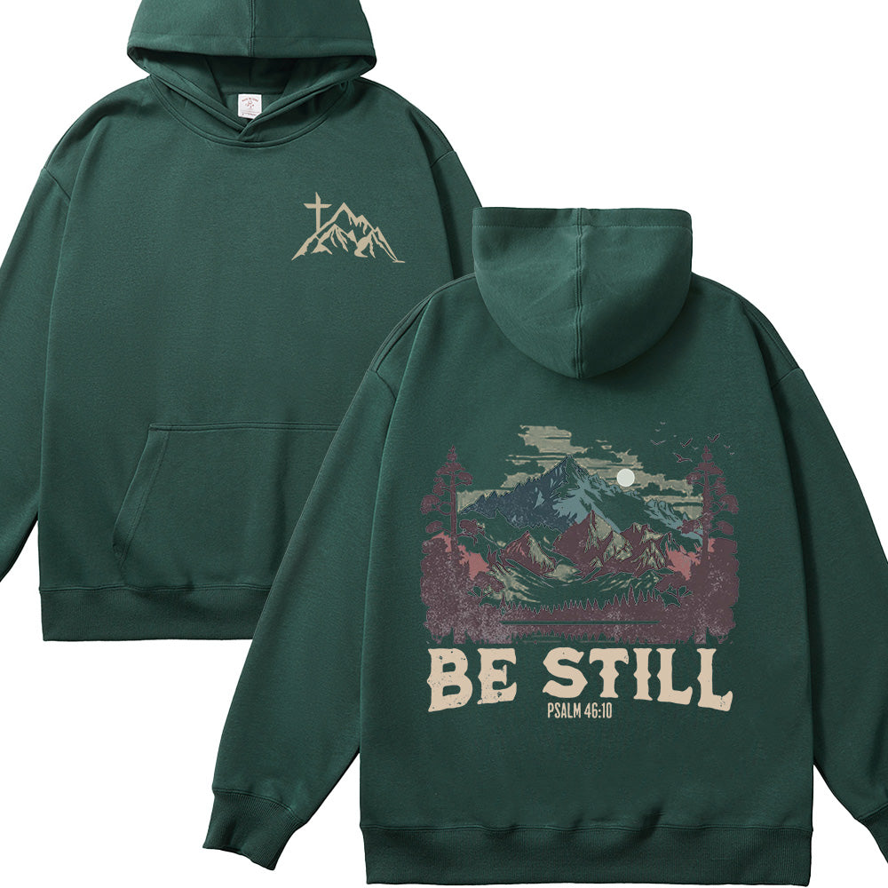 Be Still Christian Unisex Cotton Hoodie