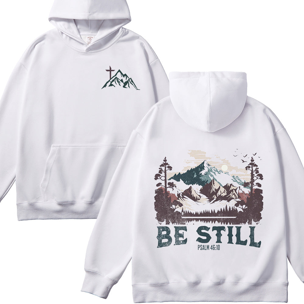 Be Still Christian Unisex Cotton Hoodie