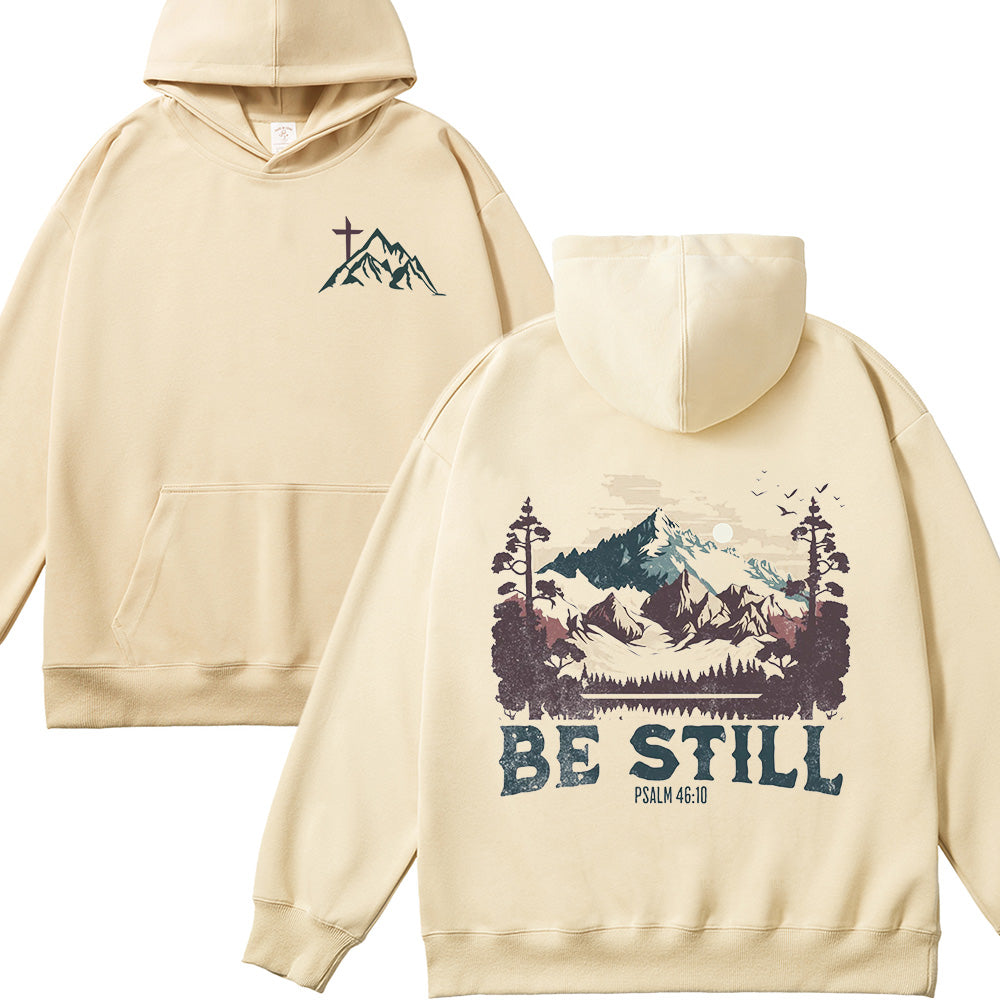 Be Still Christian Unisex Cotton Hoodie