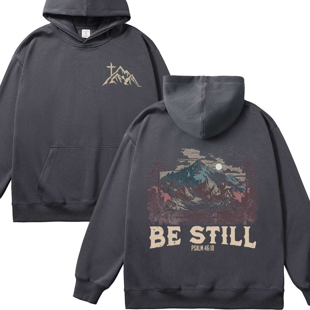 Be Still Christian Unisex Cotton Hoodie