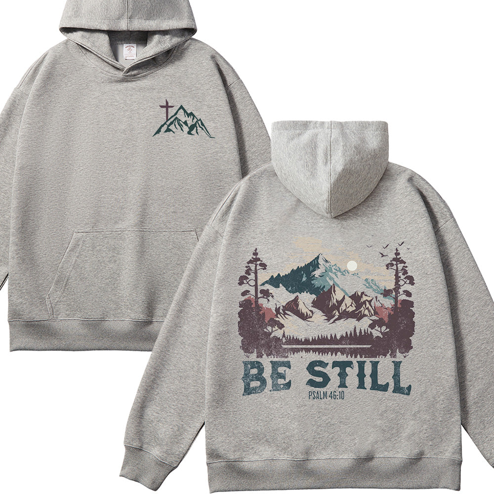 Be Still Christian Unisex Cotton Hoodie