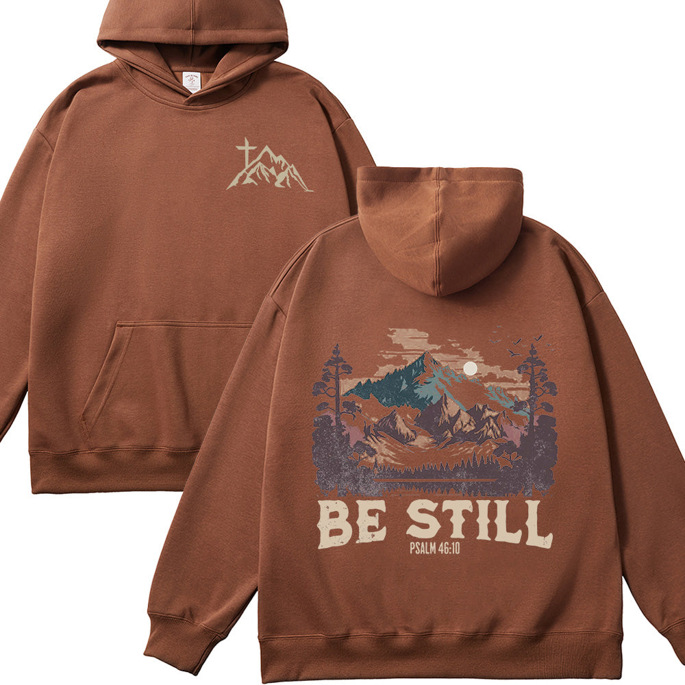 Be Still Christian Unisex Cotton Hoodie