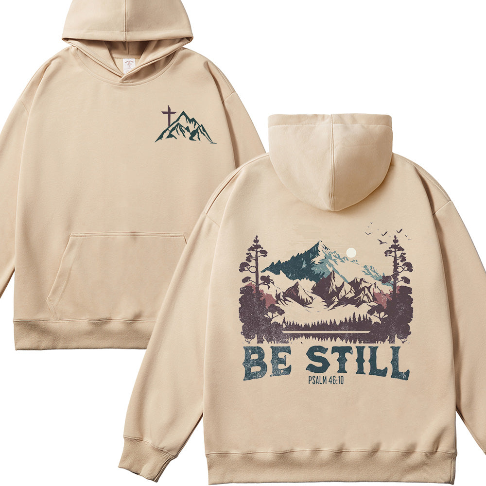 Be Still Christian Unisex Cotton Hoodie
