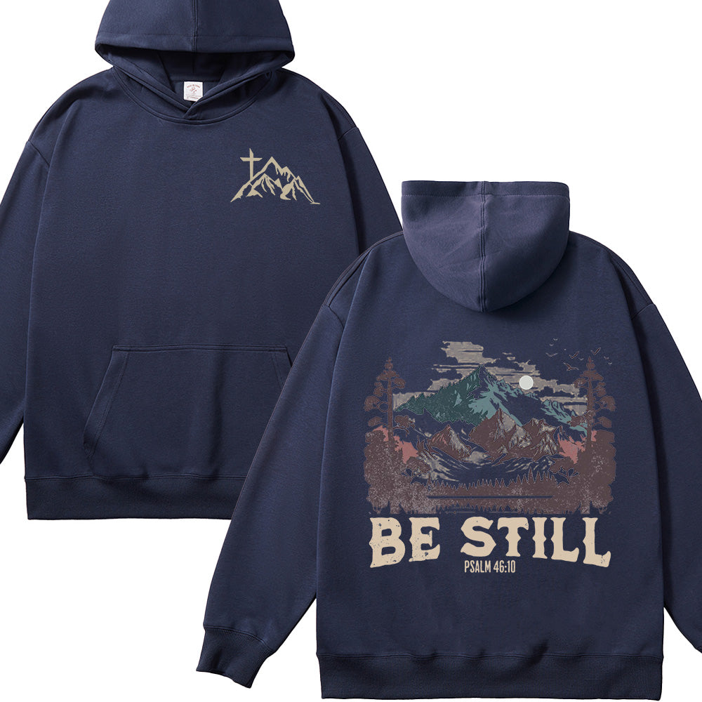 Be Still Christian Unisex Cotton Hoodie