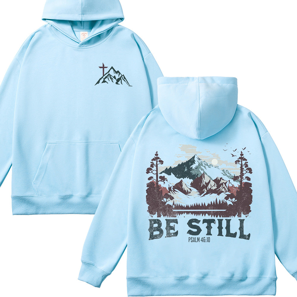Be Still Christian Unisex Cotton Hoodie
