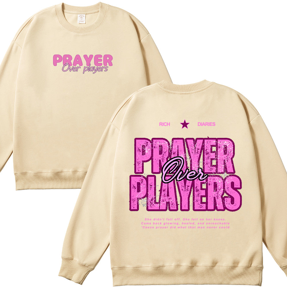 Prayer Over Players Unisex Cotton Sweatshirt