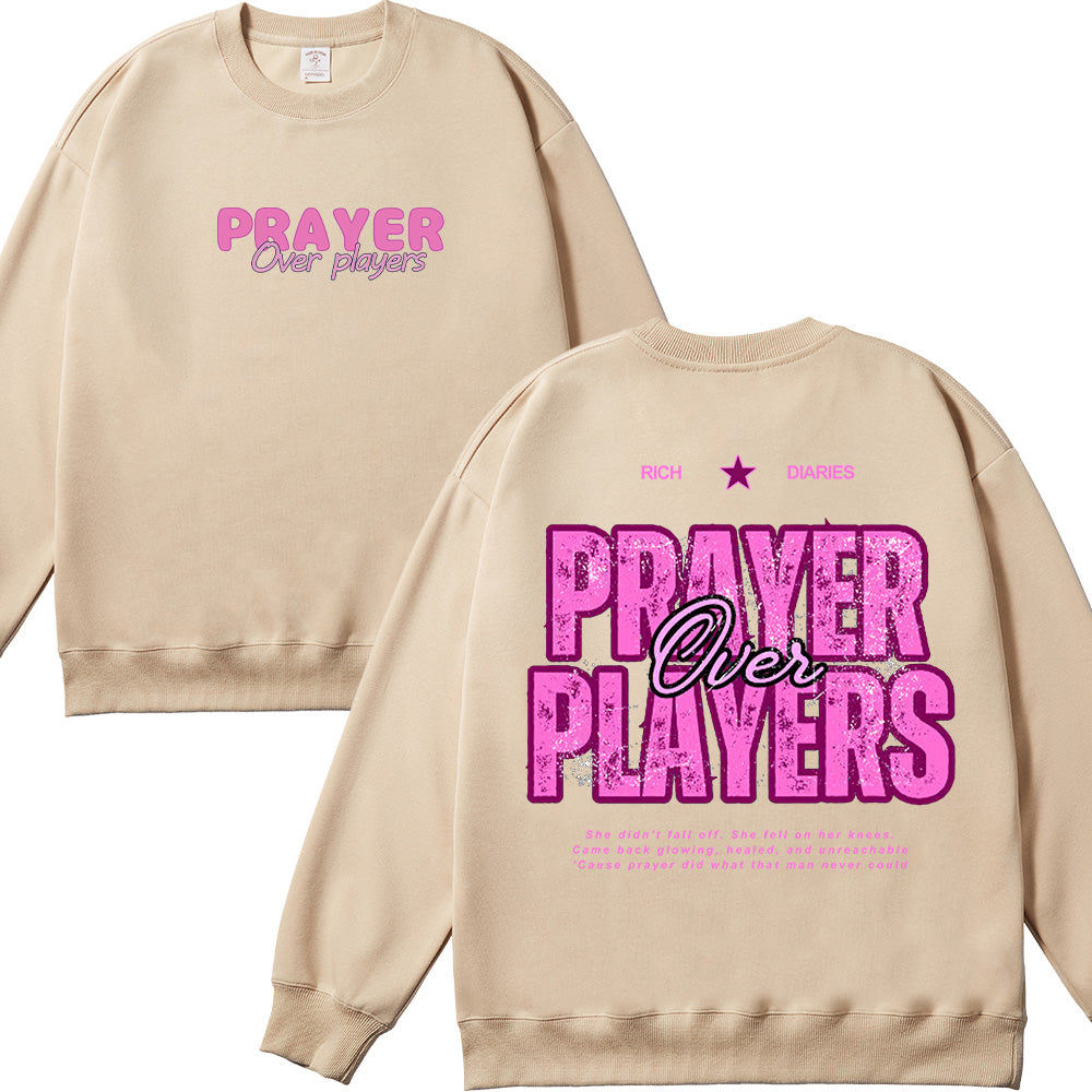 Prayer Over Players Unisex Cotton Sweatshirt