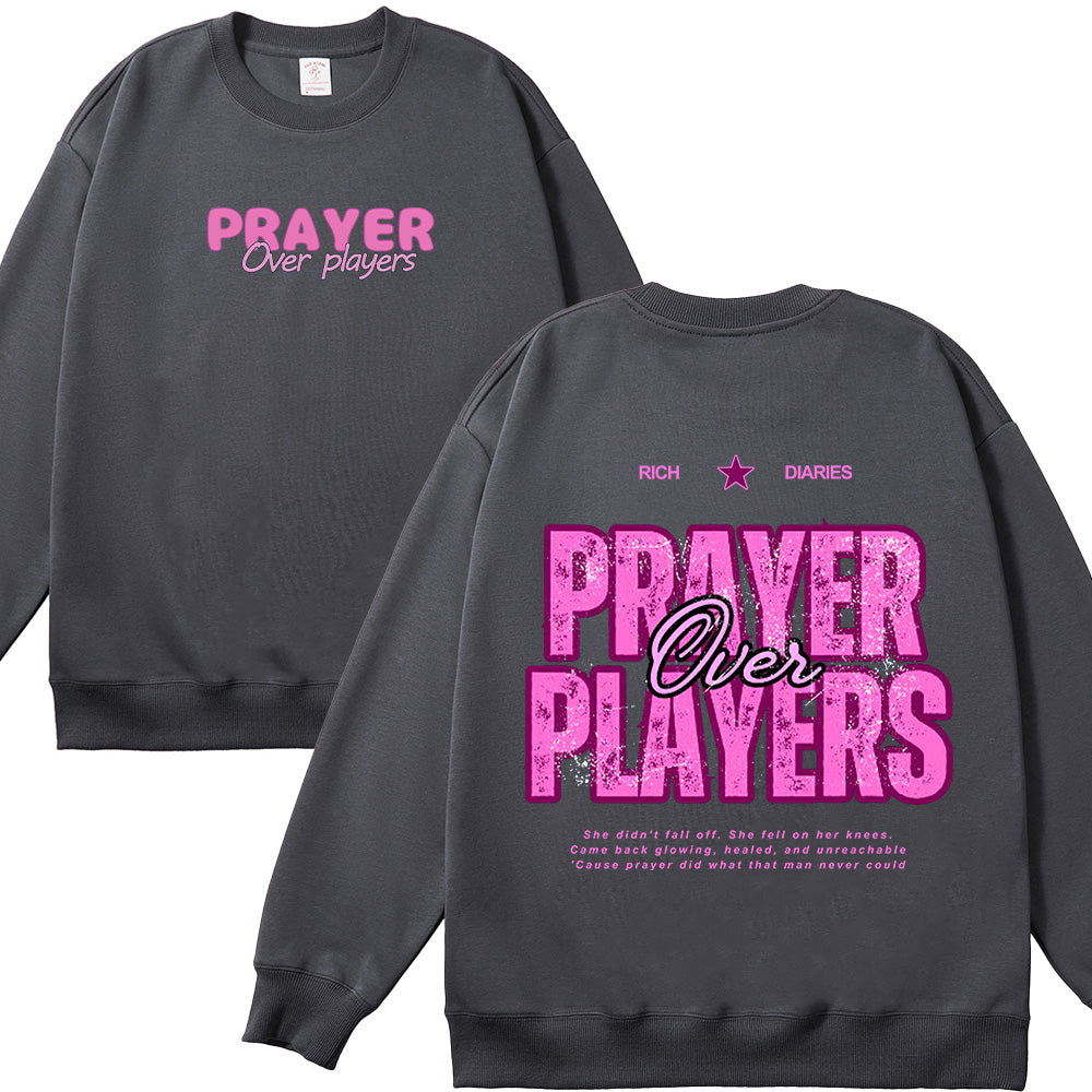 Prayer Over Players Unisex Cotton Sweatshirt