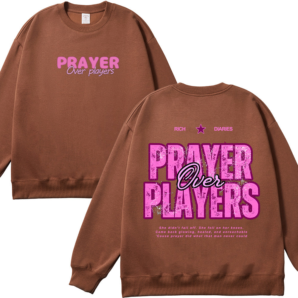 Prayer Over Players Unisex Cotton Sweatshirt