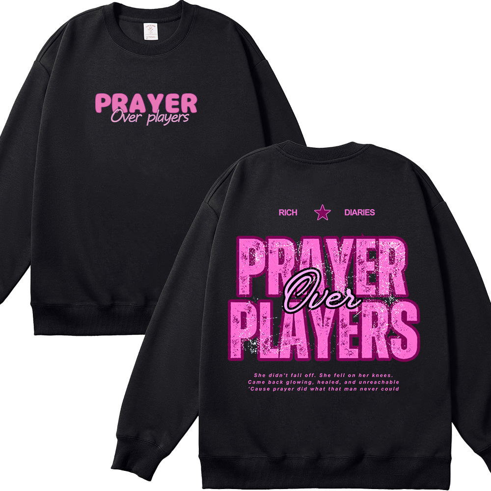 Prayer Over Players Unisex Cotton Sweatshirt