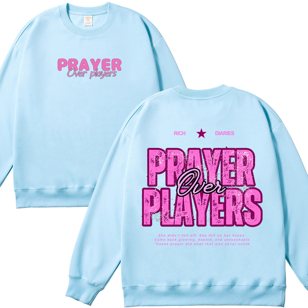 Prayer Over Players Unisex Cotton Sweatshirt