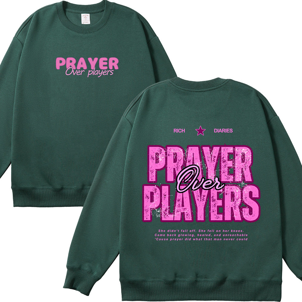 Prayer Over Players Unisex Cotton Sweatshirt