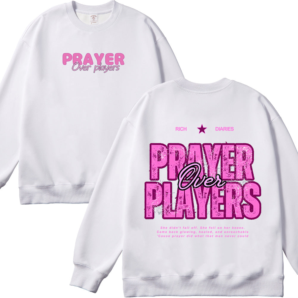 Prayer Over Players Unisex Cotton Sweatshirt